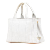 Small Denim Canapa Logo Satchel